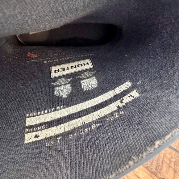 Hunter Little Kids First Classic Rain Boots Navy Size 7 - Picture 5 of 6